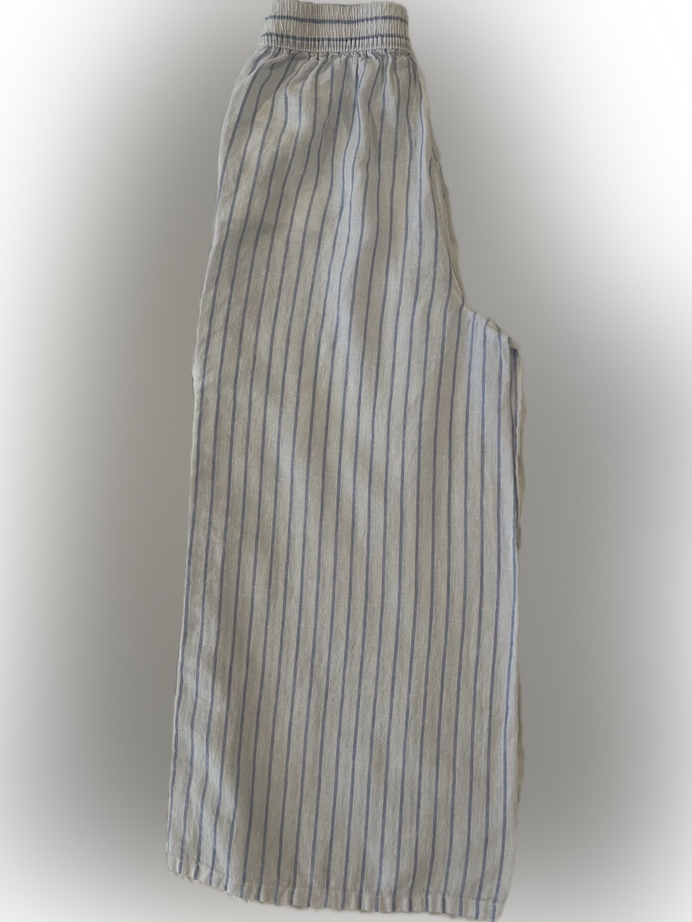Women’s 100% Linen Wide Leg Cropped Pants from Martha Stewart Collection - Picture 3 of 3